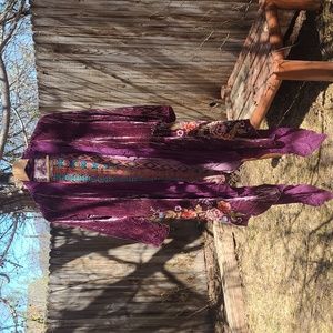 Johnny Was Velvet Duster